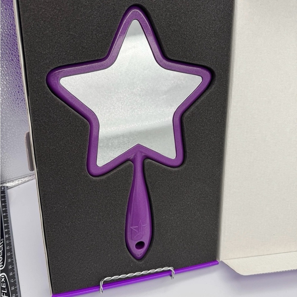 JEFFREE STAR COSMETICS PURPLE GLITTER STAR MIRROR NEW IN BOX Collectible